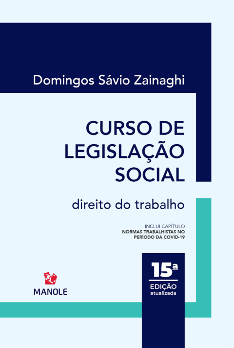 Curso de legislação social: direito do trabalho