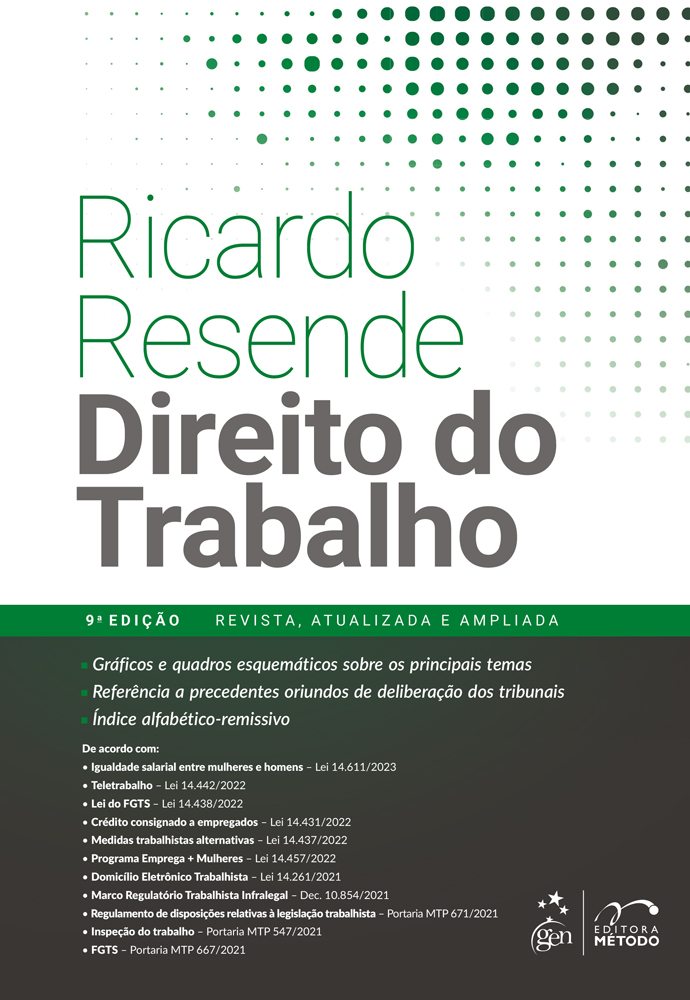 Direito do Trabalho. Rio de Janeiro: Forense; São Paulo: Método, 2020